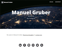 Tablet Screenshot of manuelgruber.com